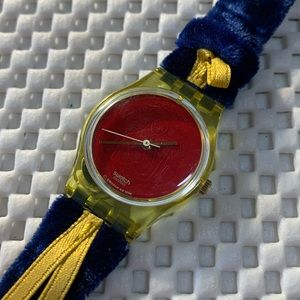 Swatch Watch - LG114 - CORD ON BLEU